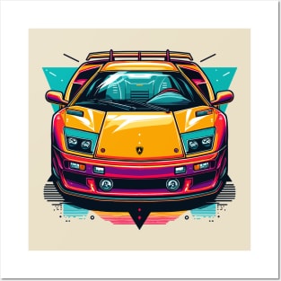 Lamborghini Diablo Posters and Art